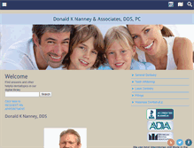 Tablet Screenshot of drnanneydental.com